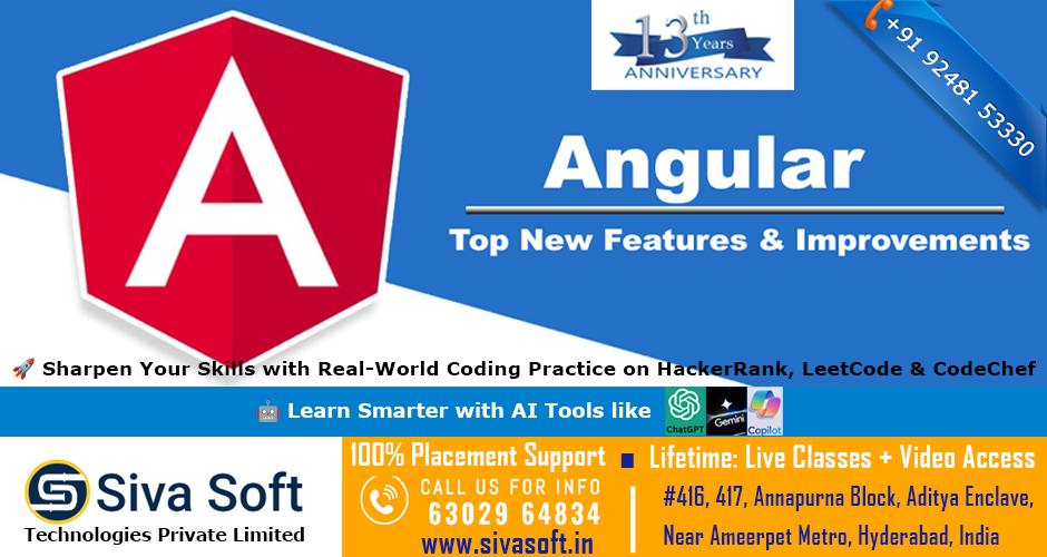 Classroom and Online Angular with AI Training Course in Ameerpet Hyderabad India