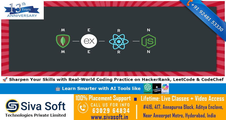 Classroom and Online Full-Stack UI MERN Training in Ameerpet Hyderabad India