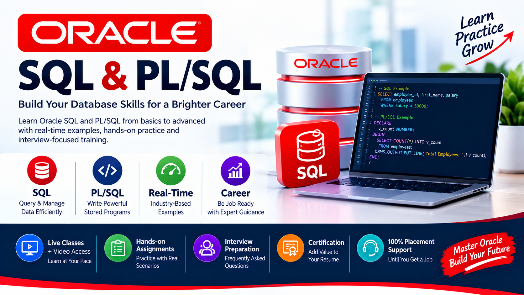 Online Oracle SQL PLSQL Training