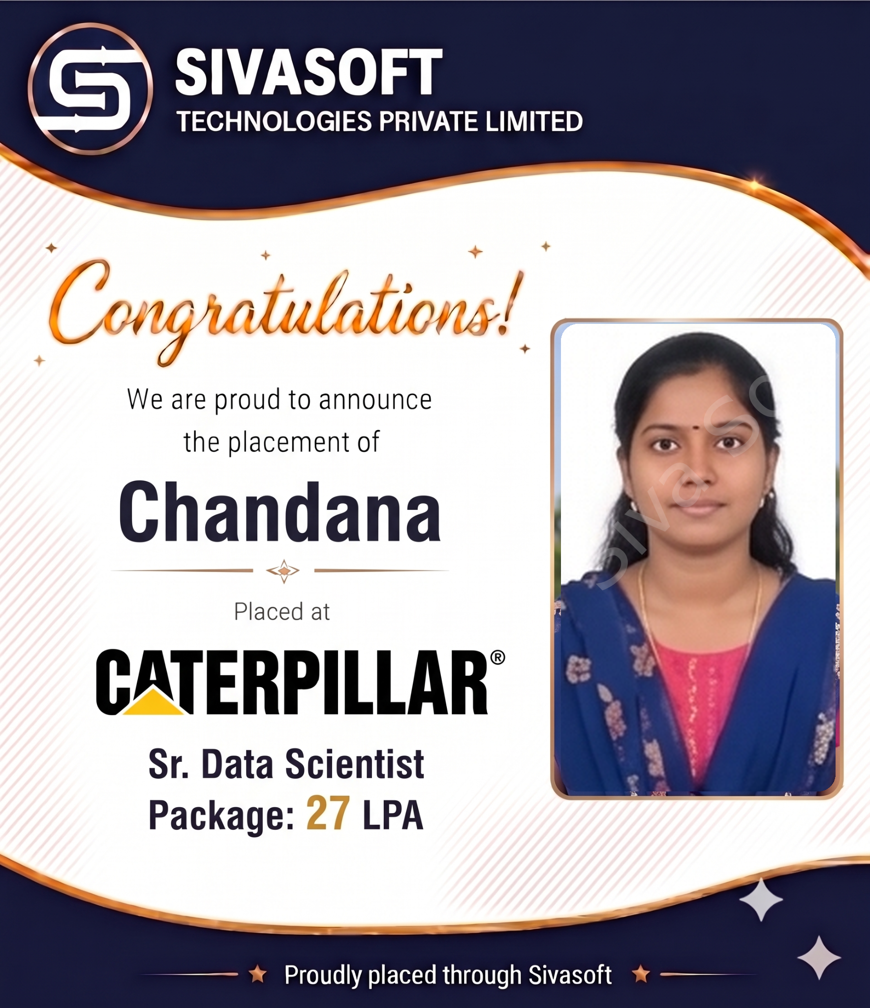 Sunitha Placed at Microsoft