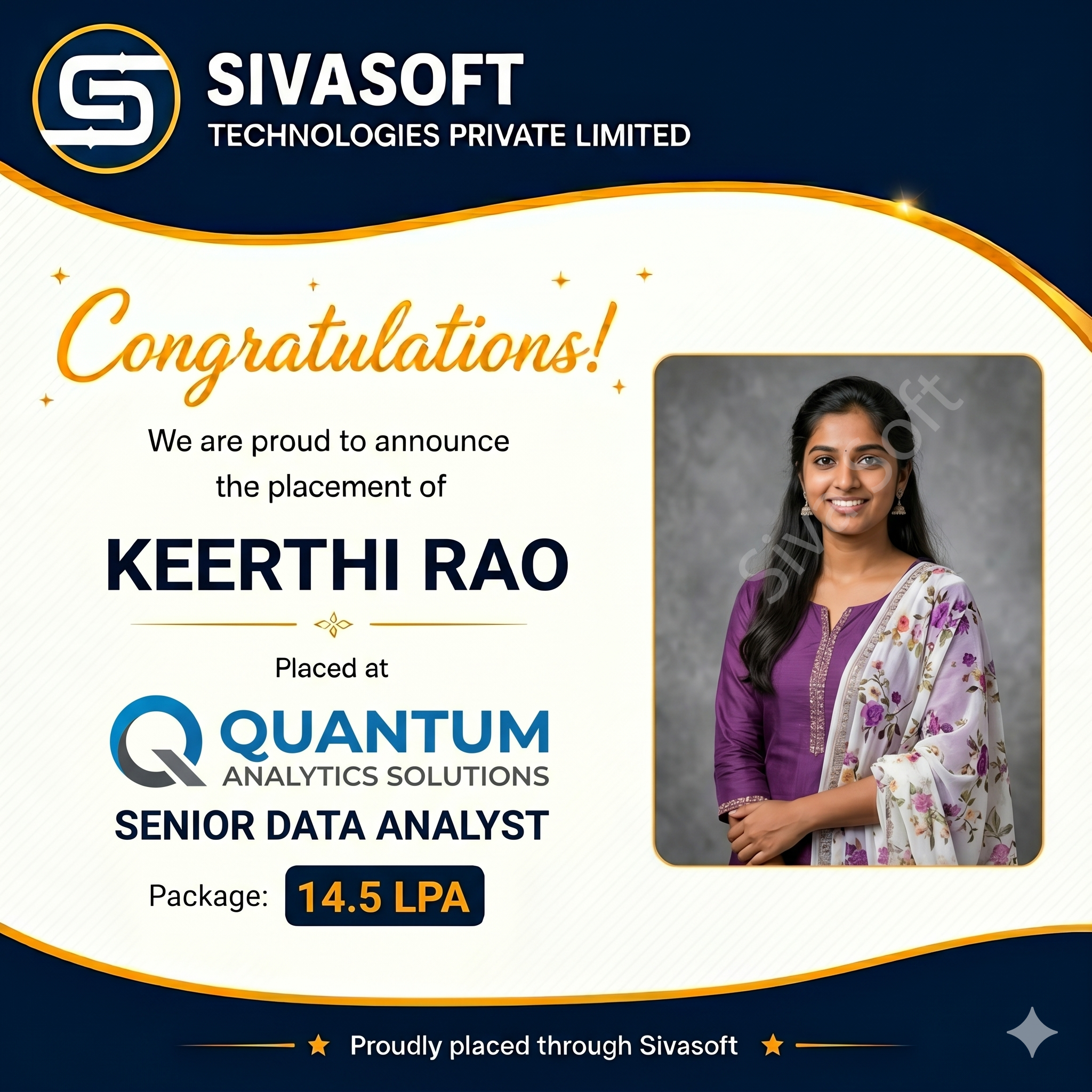 Ananya Sharma Placed at Global Tech Innovations